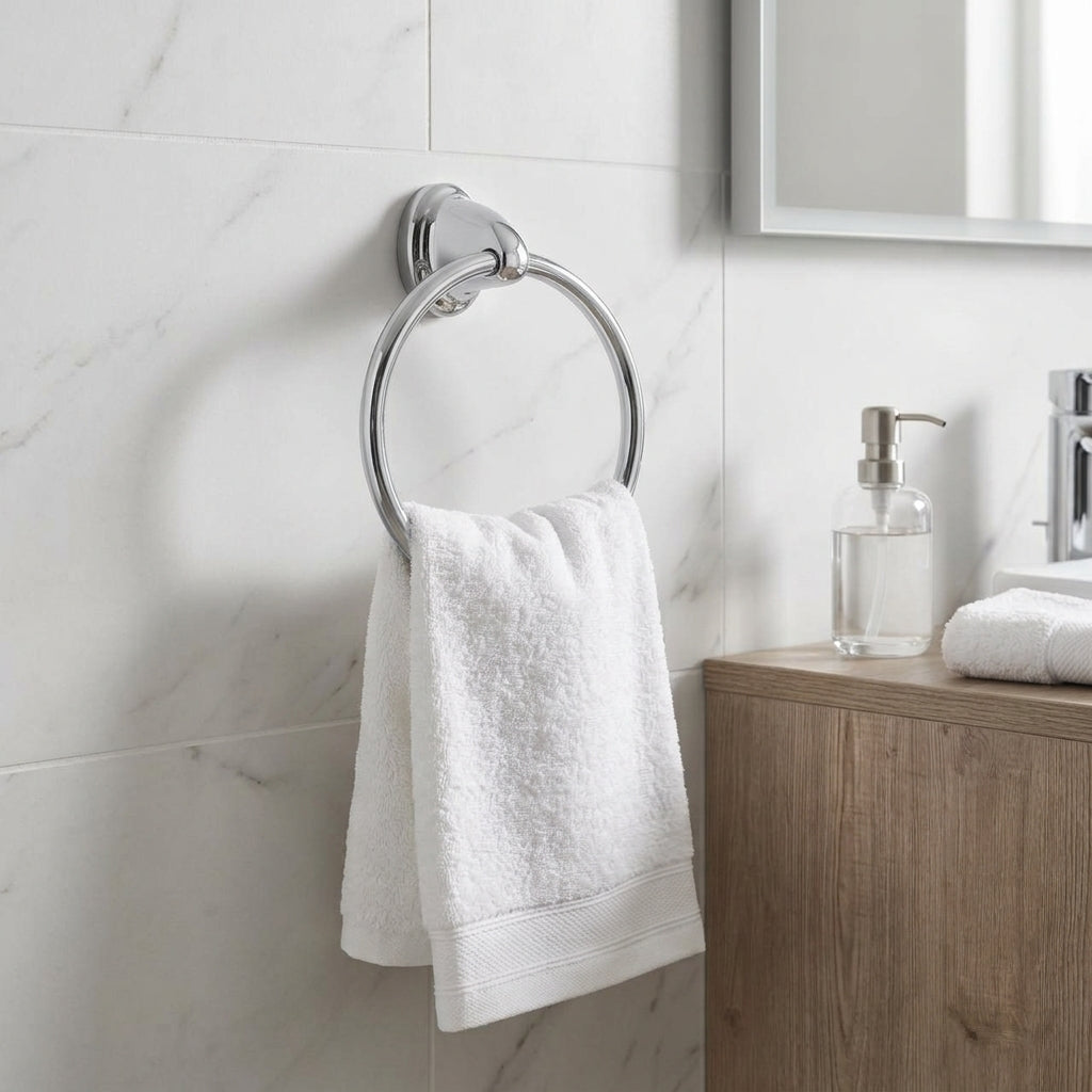 Chroma Wall Mounted Bathroom Ring Towel Holder
