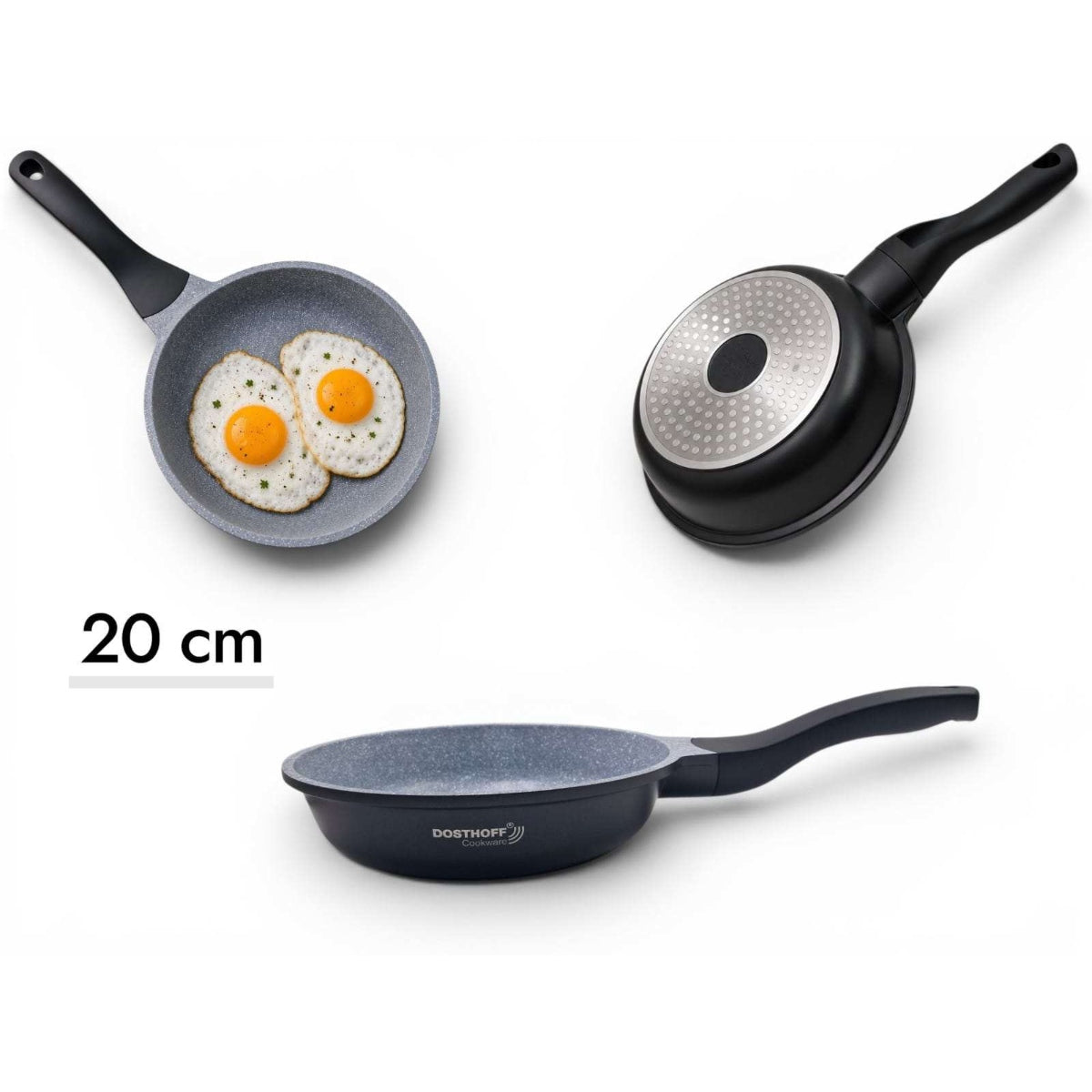 DOSTHOFF INDUCTION MASTER FRYING PAN BLACK 20 CM