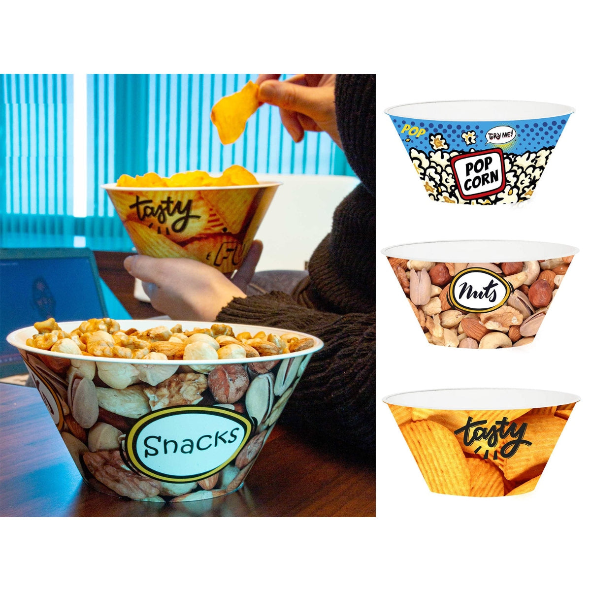 Plastic Snack Bowl