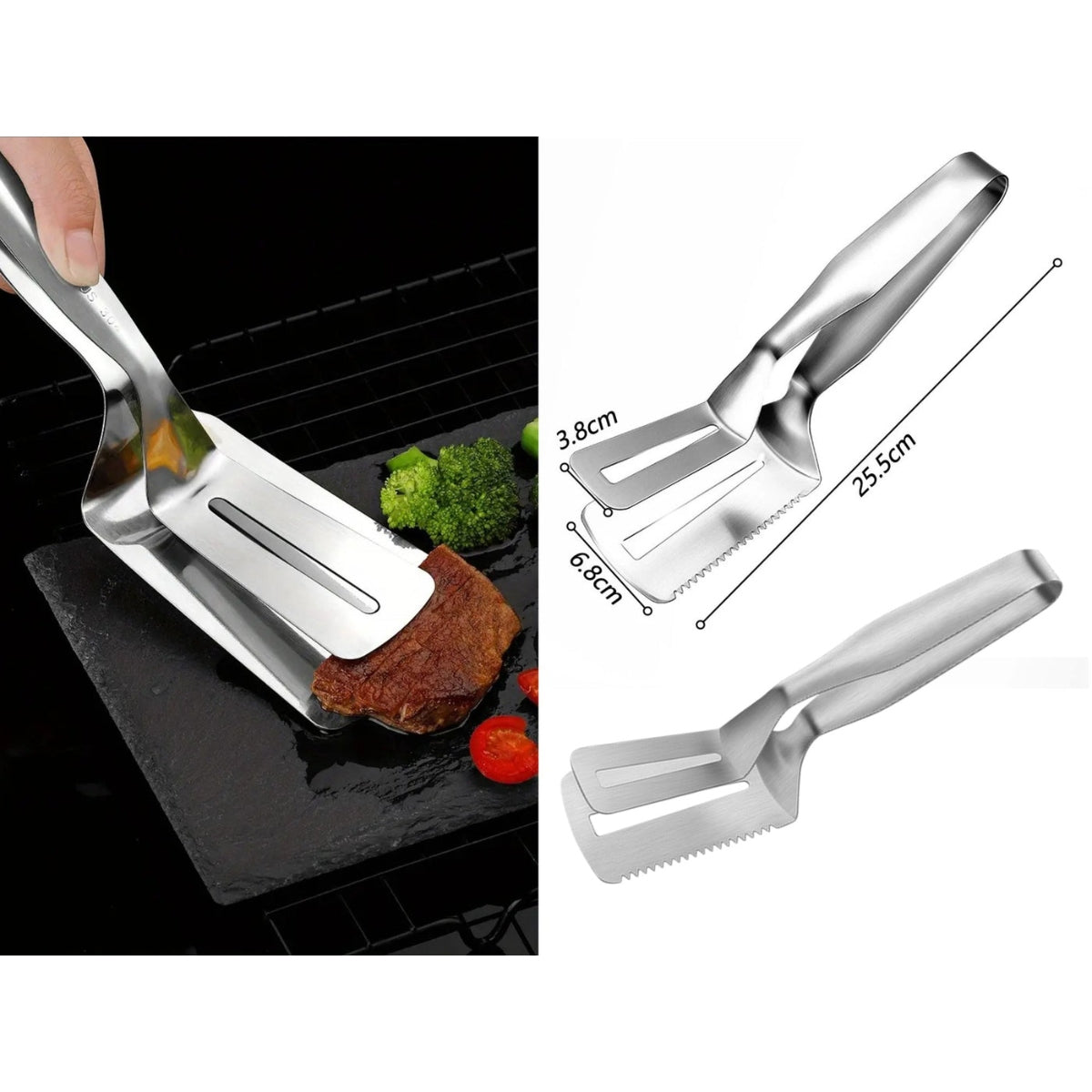 Stainless Steel Spatula Tong