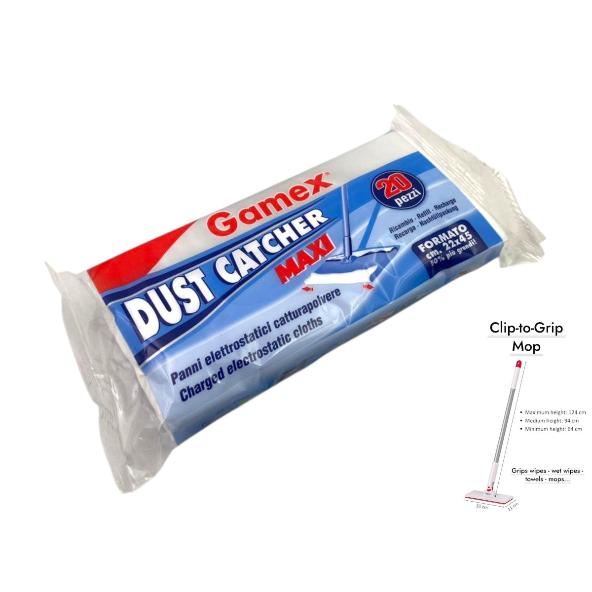 Gamex Dust Catcher 45x22 cm X20 Pieces