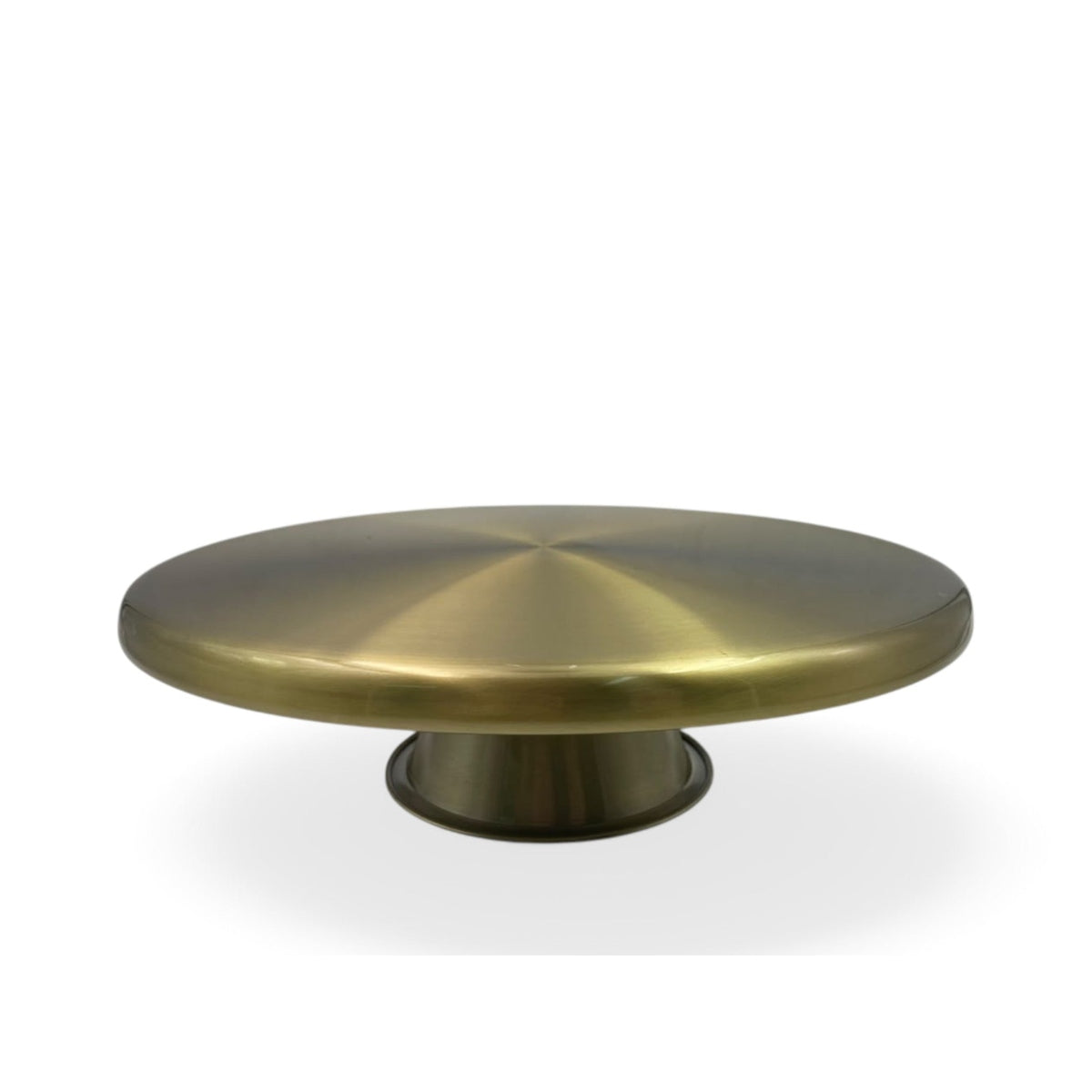 Golden Color Stainless Steel Footed Cake Holder