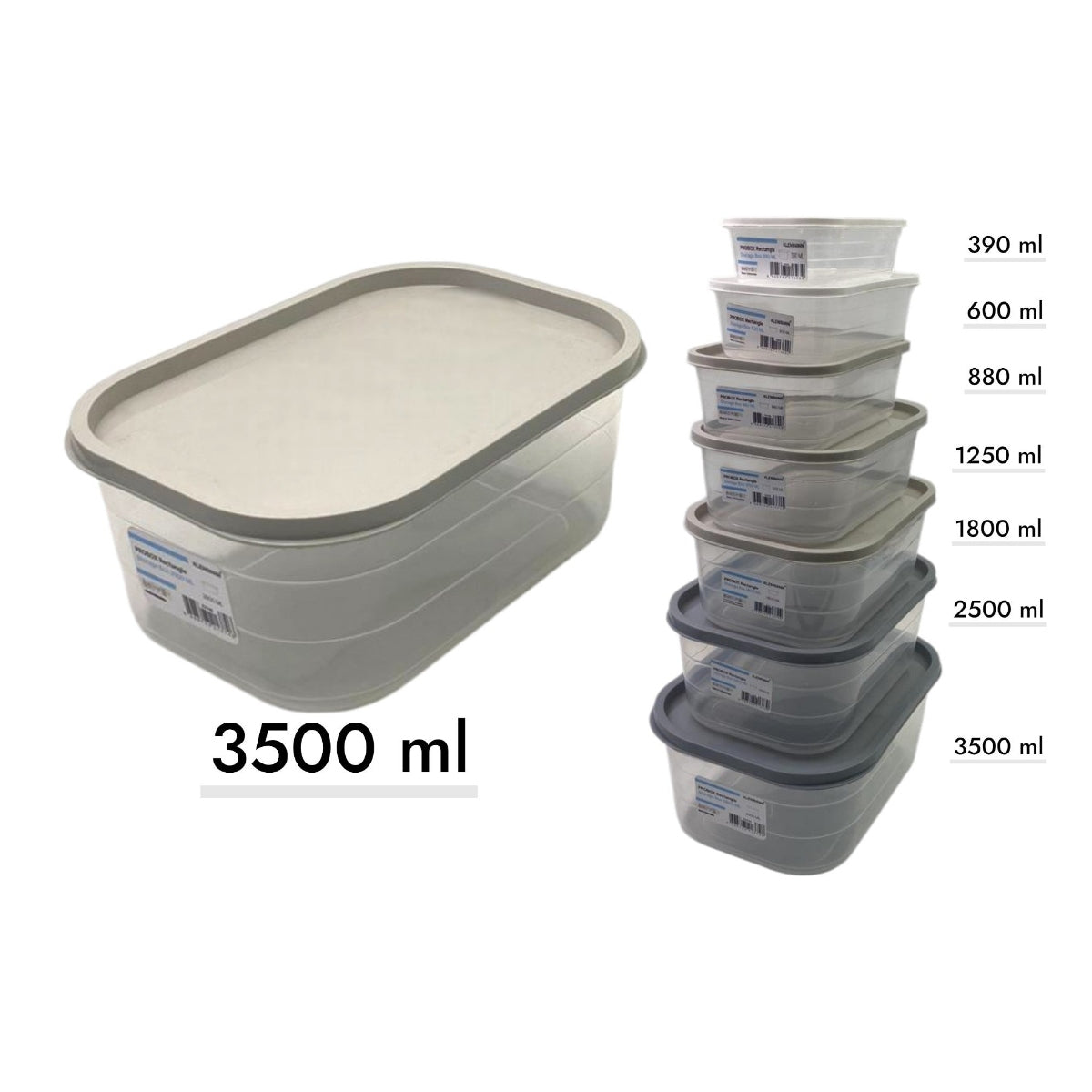 Probox Rectangular Food Storage Box 3500 ml