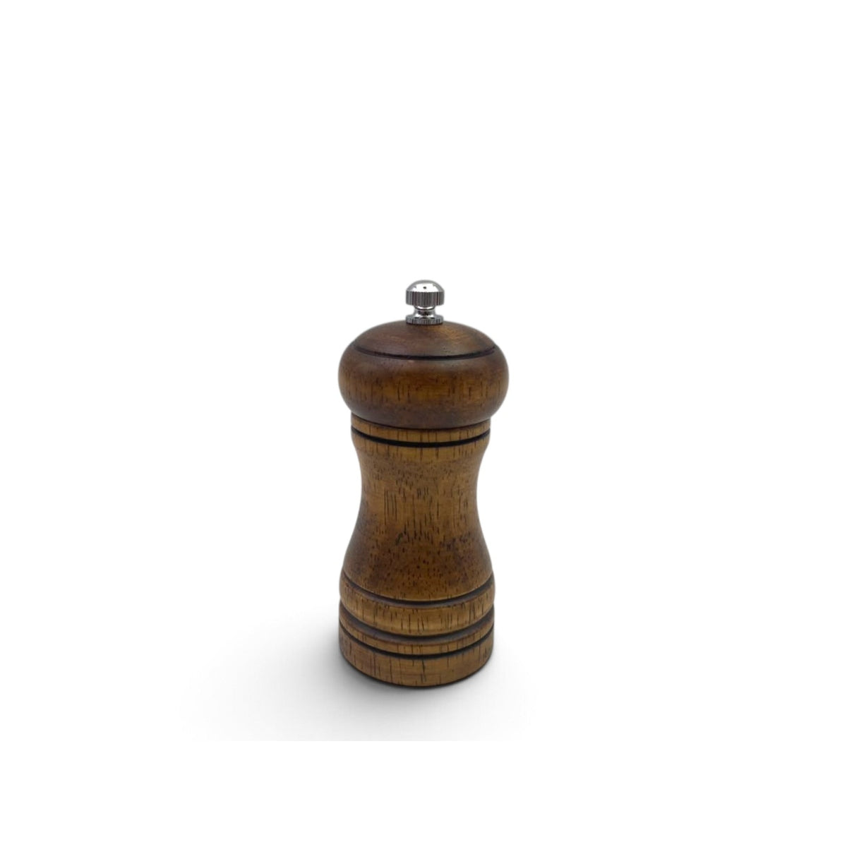 Rubber Wood Vintage Color Pepper Mill 10.2 cm