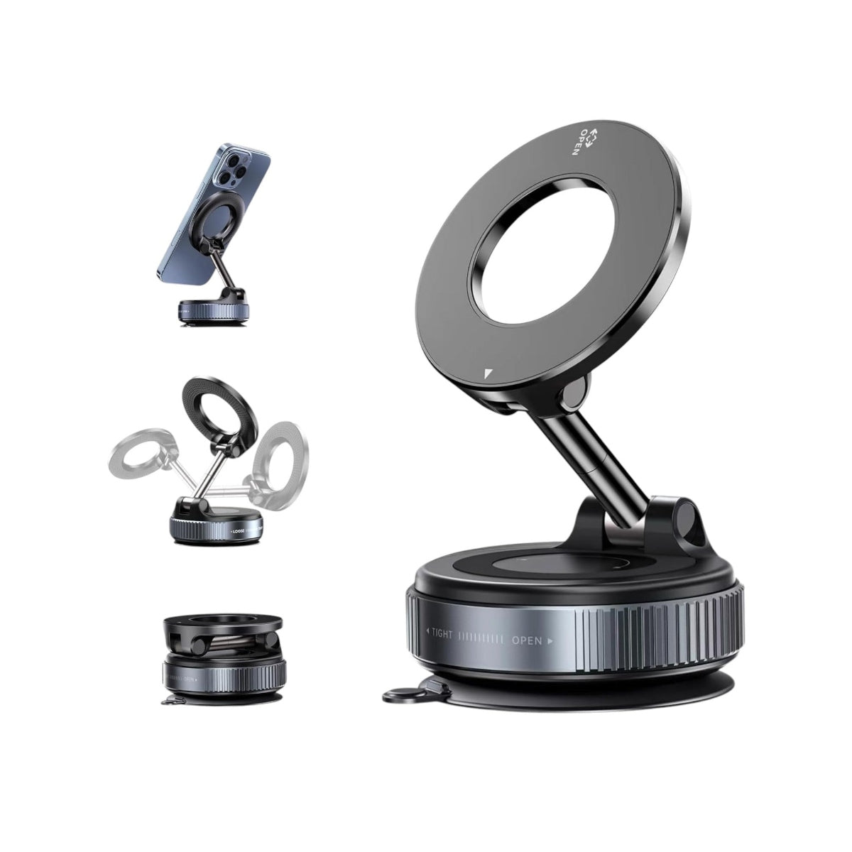 Adjustable Suction Magnetic Phone Holder