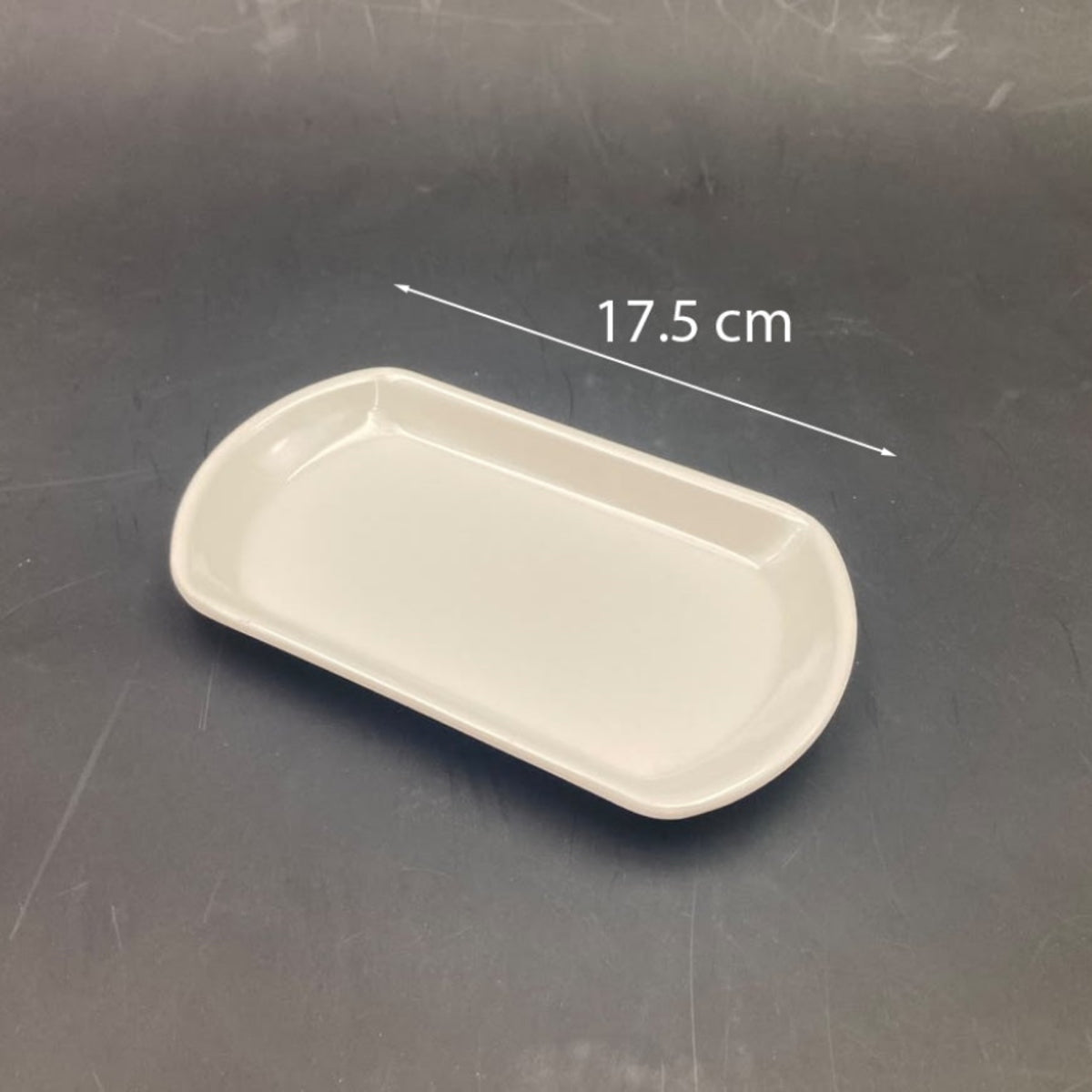 Melamine Oval Plate 17.5 cm