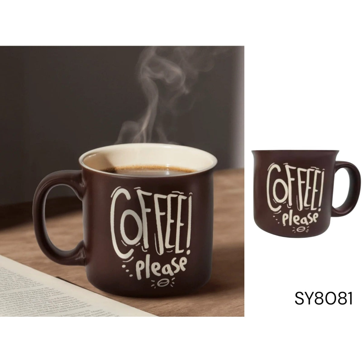 Jumbo Brown Coffee Mug