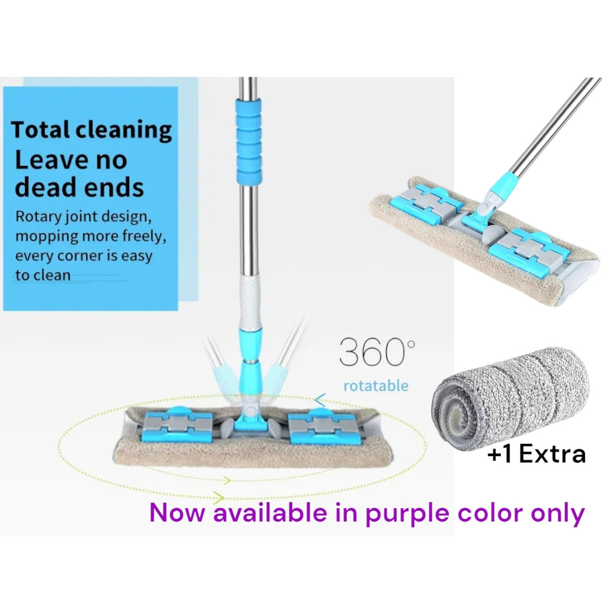 Multi-function 360° Rotatable Cleaning Mop