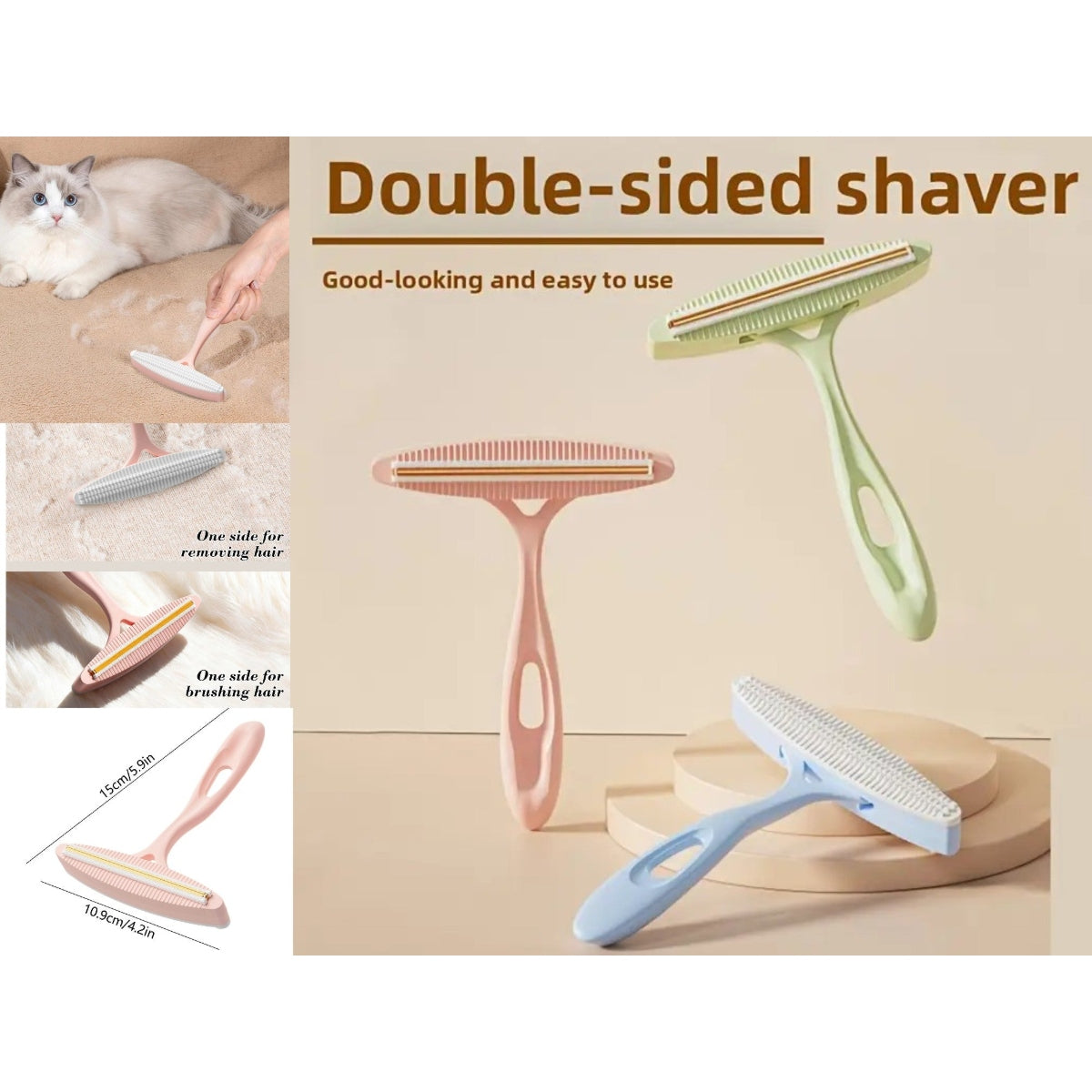 Double Sided Lint Shaver and Remover