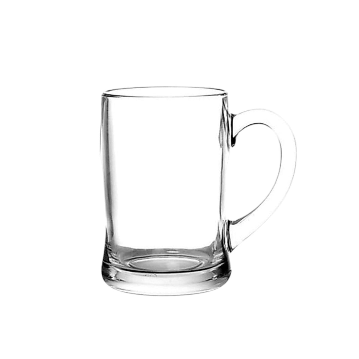 Glass Mug 300 ml with Heavy Wide Base