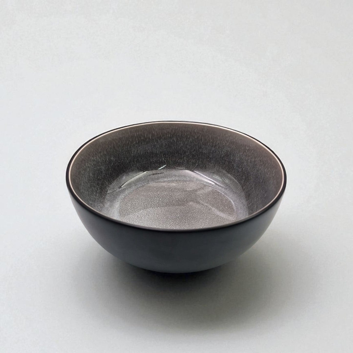 Dosthoff Glazed Large Bowl with Mat Black exterior 16 cm