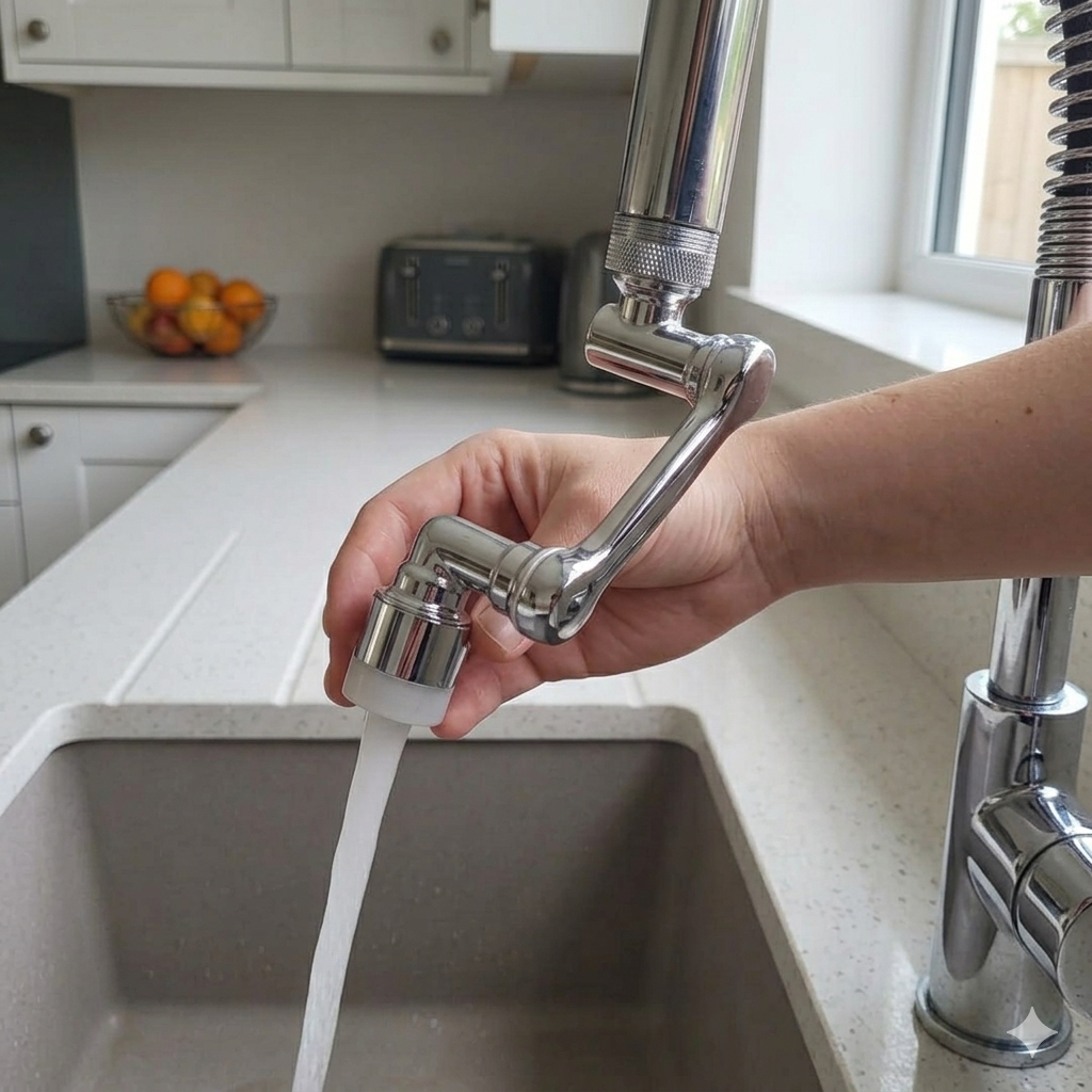 1080° Universal Rotating Faucet Sprayer Head for Sink