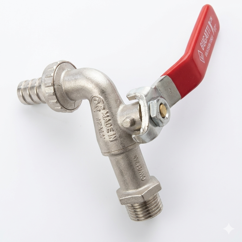 1/2" Bugatti Outdoor Garden Faucet Valve