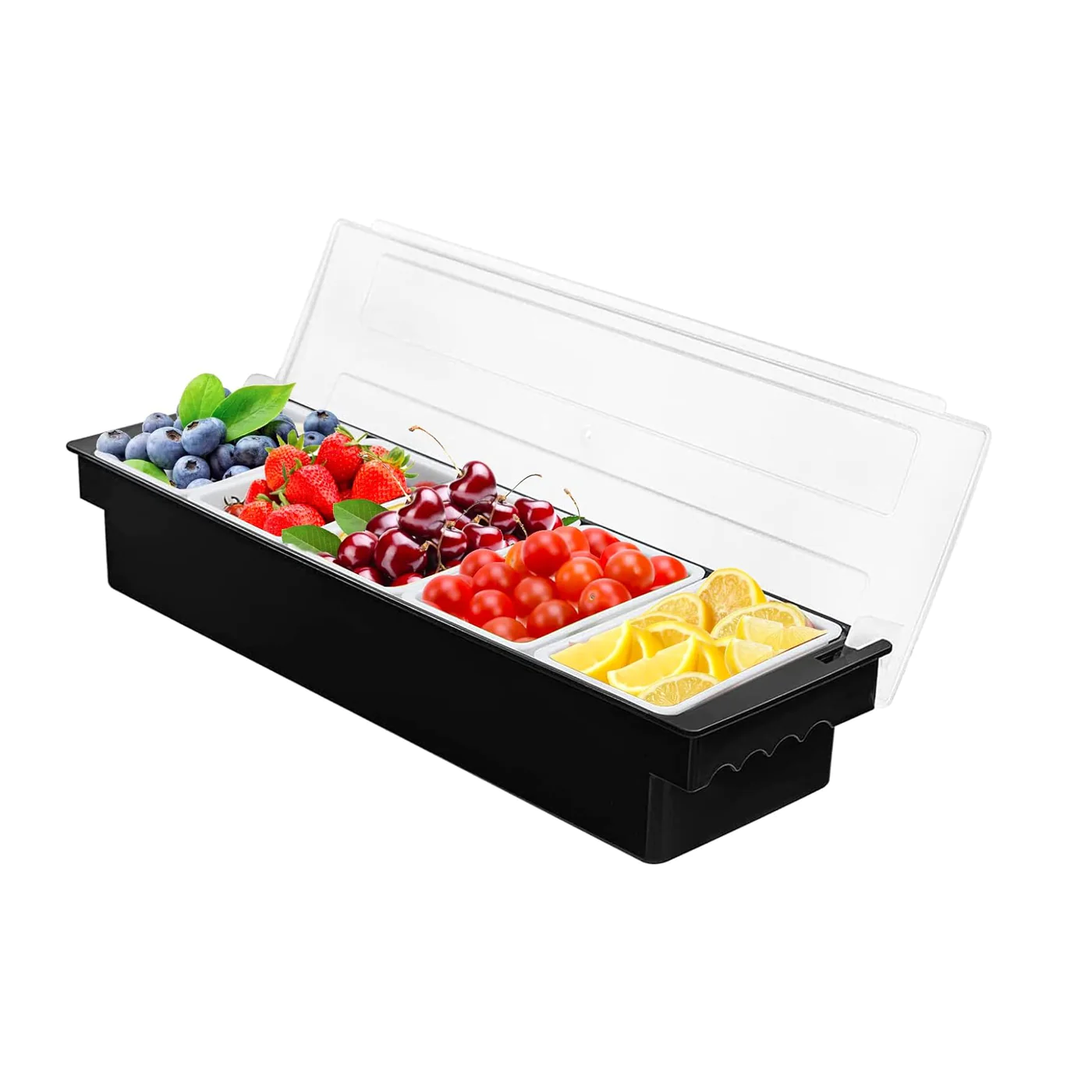 5 Compartment Seasoning Case Bar Condiment Box - Lunaz Shop
