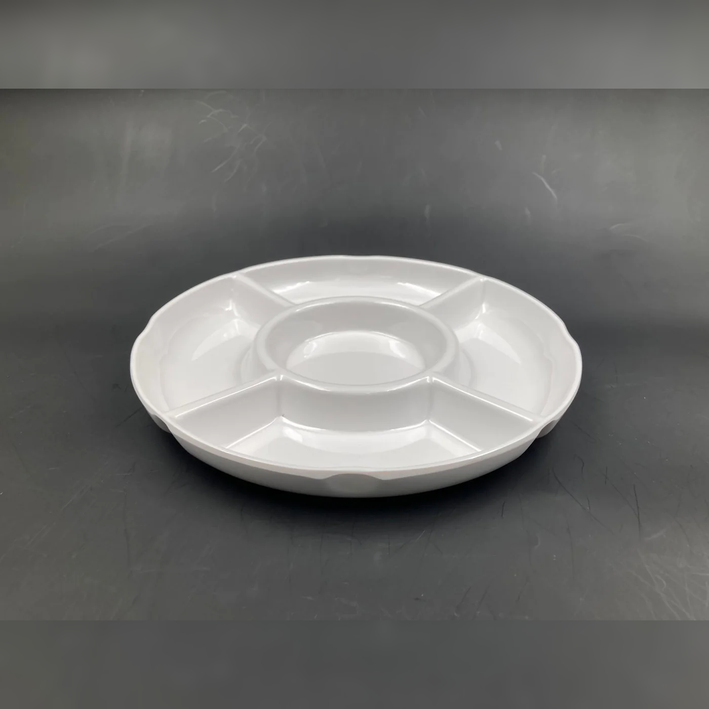 5 compartments divided dish 10" size 25 cm - Lunaz Shop