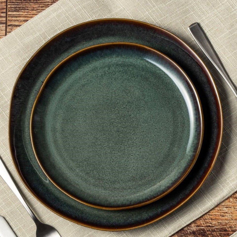 Dosthoff "Ocean Green" Glazed Side Plate 21.5 cm