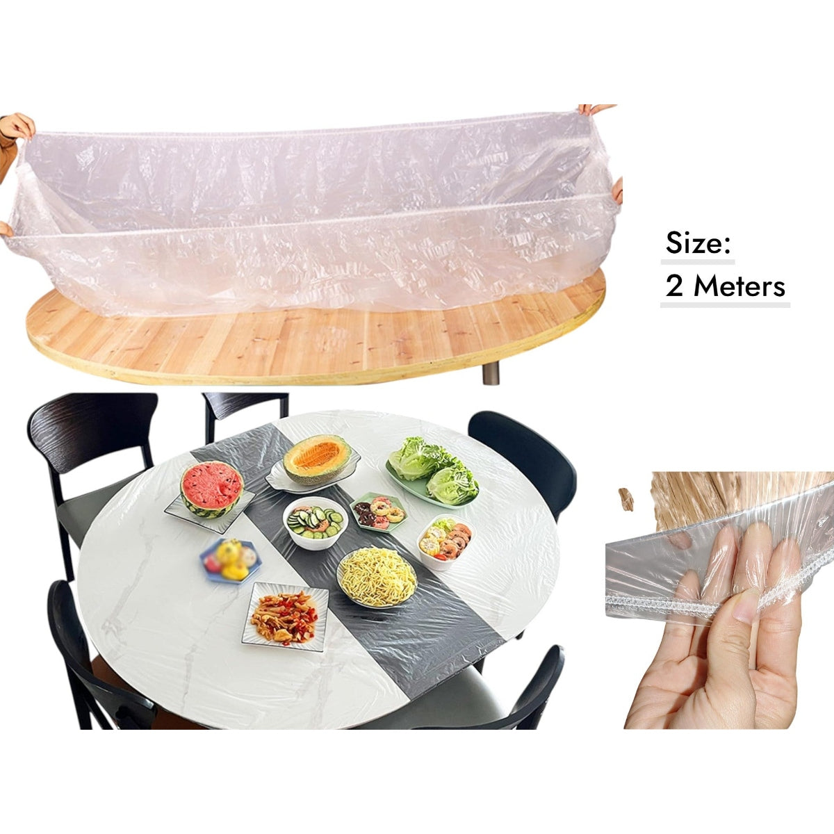 Elastic Disposable Tablecloth X10 pieces ( 7 Sizes )