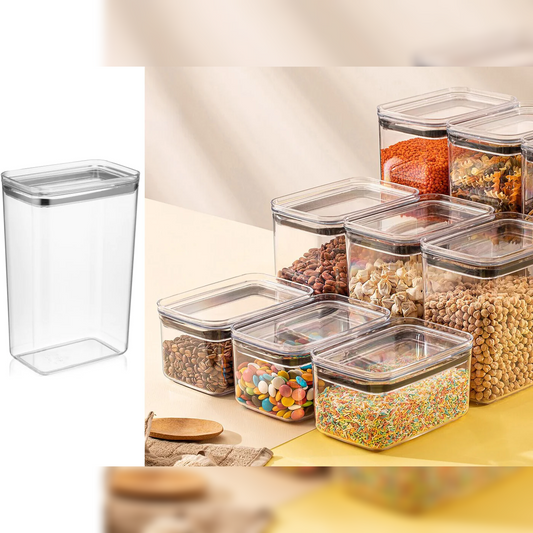 Airtight Rectangular Chef Food Jar 3.1 lt - Lunaz Shop