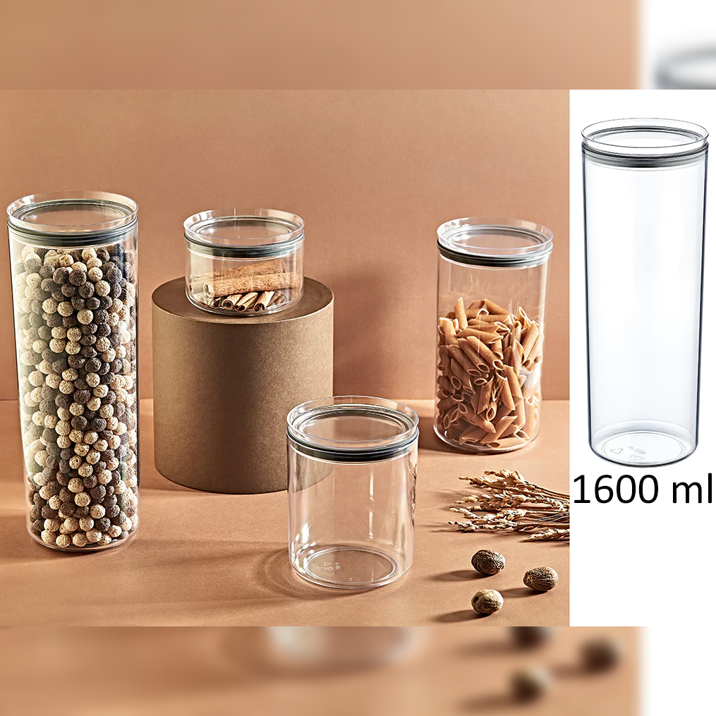 Airtight Round Food Jar 1.6 lt - Lunaz Shop