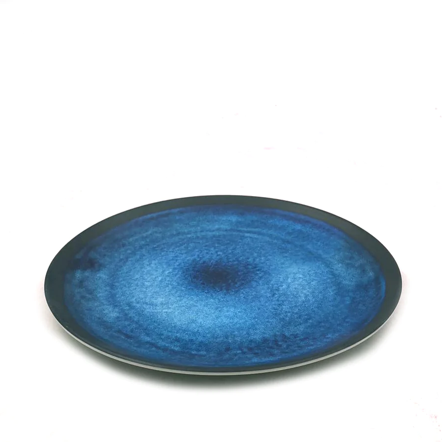 Bleu Marble Melamine Dessert Plates X6 - Lunaz Shop