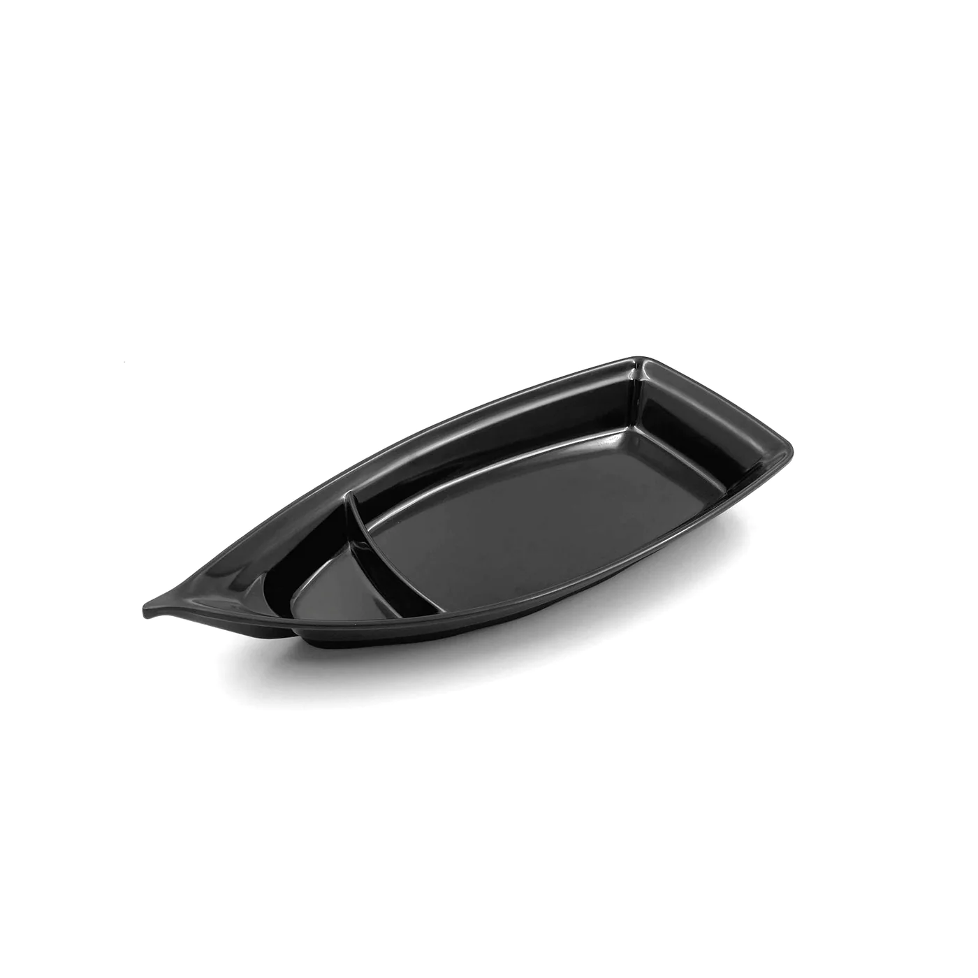 Boat Shape Melamine Serving Plate 33.1 cm - Lunaz Shop