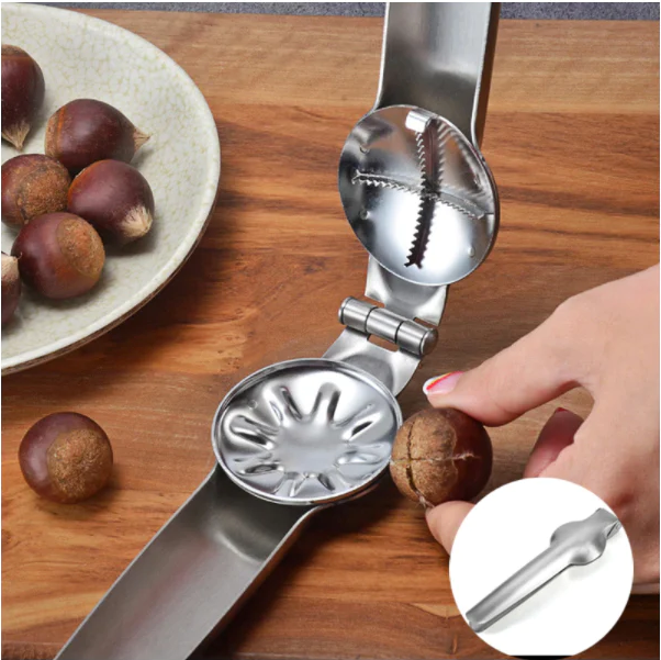 Stainless Steel Chestnut Cutter - Lunaz Shop