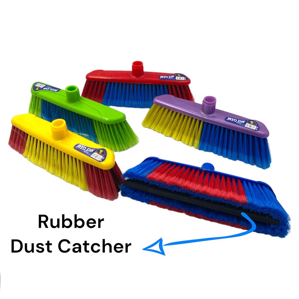 Colored Soft broom Nice with Rubber Dust Catcher - Lunaz Shop