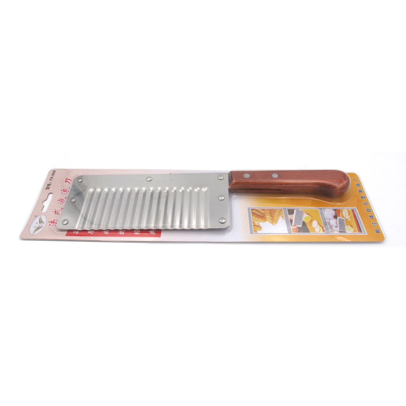 Crinkle Cutter with wooden handle - Lunaz Shop