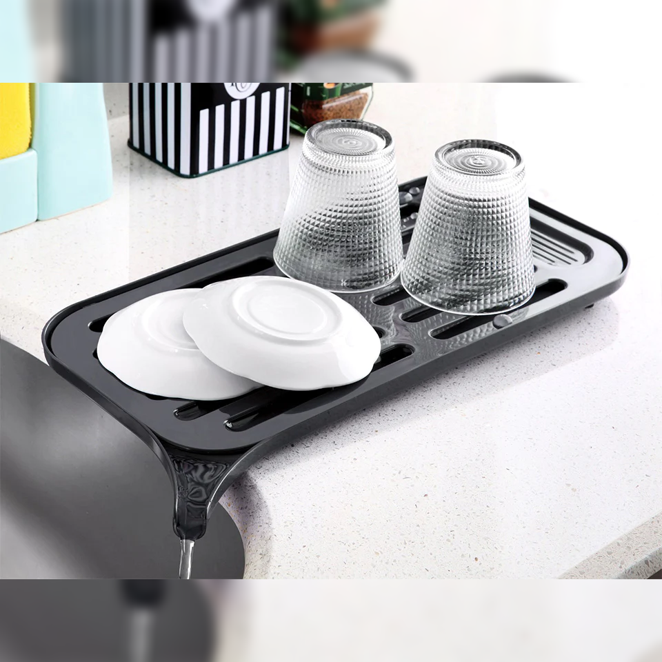 Cups Drainer with Tray and Spout - Lunaz Shop