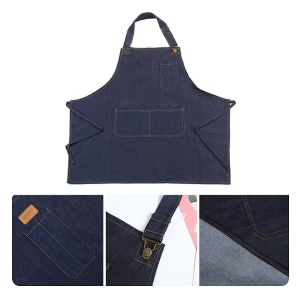 Denim Apron - Lunaz Shop