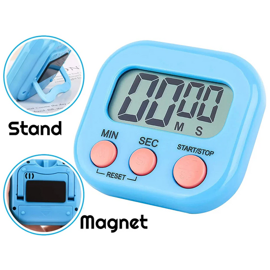 Digital Timer Kitchen Timer with Magnetic Back - Lunaz Shop