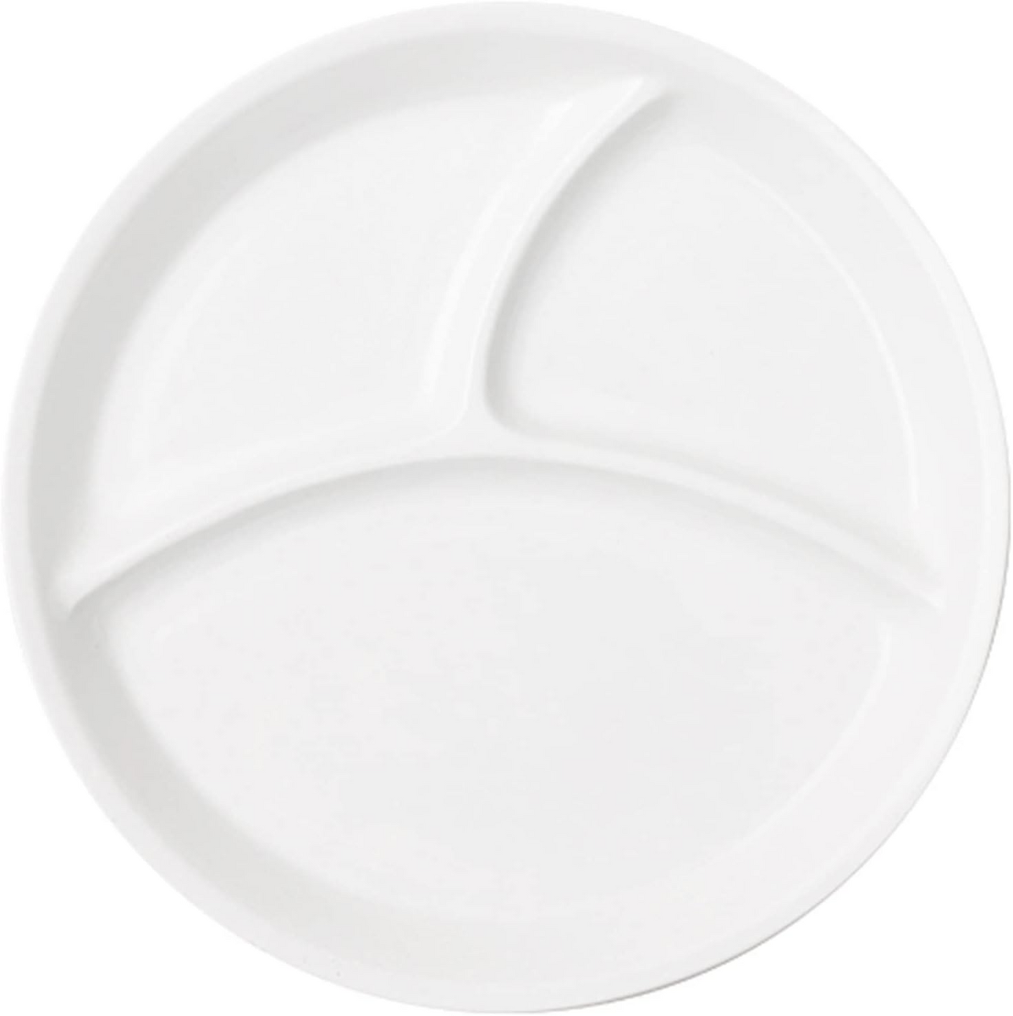Divided melamine Plate 3 Parts - Lunaz Shop