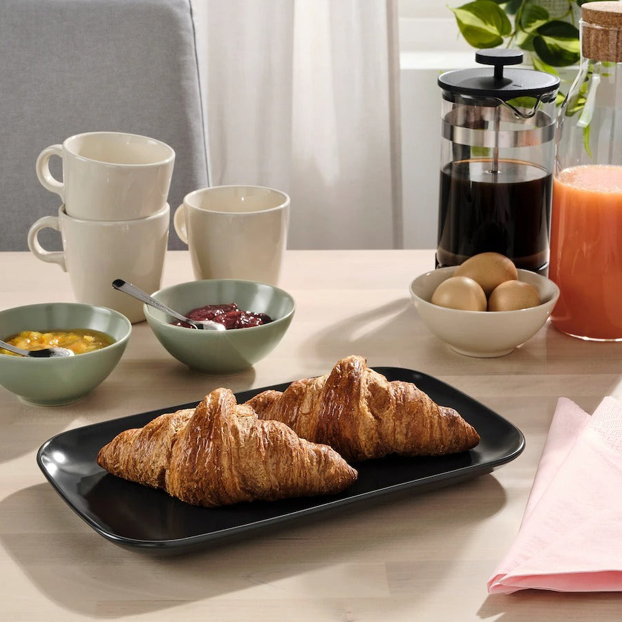 Dosthoff Anthracite Rectangular Plate 30 cm - Lunaz Shop