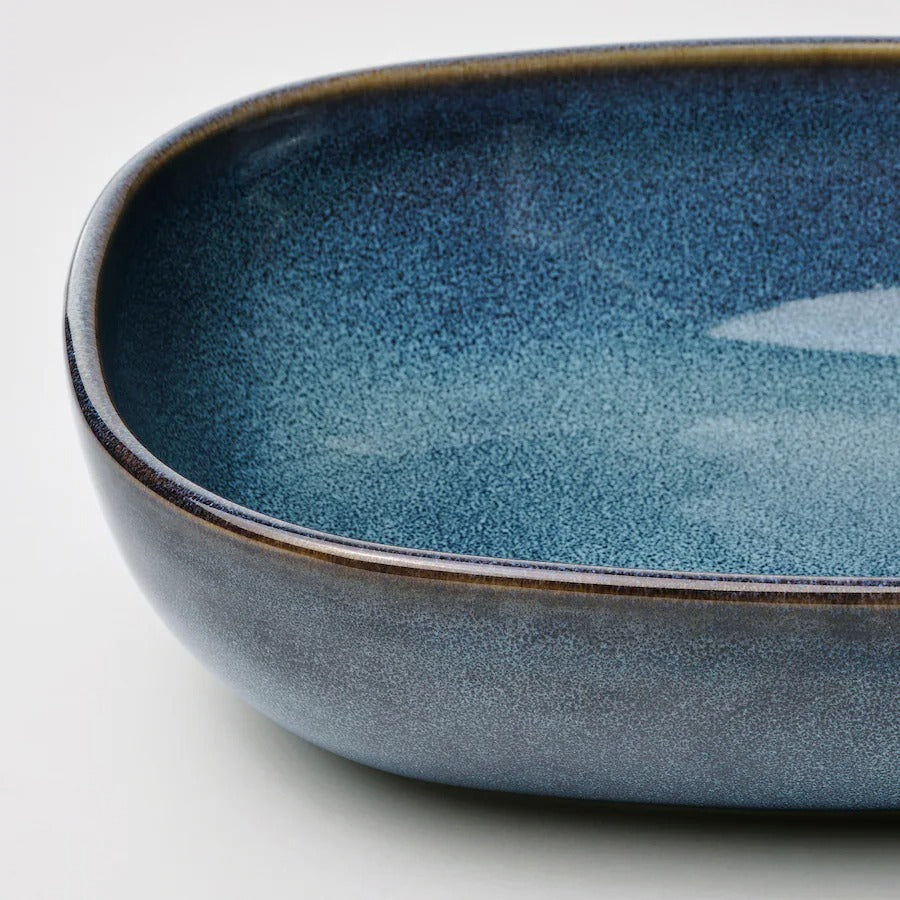 Dosthoff Blue Deep Oval Bowl 30.5 cm - Oven Safe! - Lunaz Shop