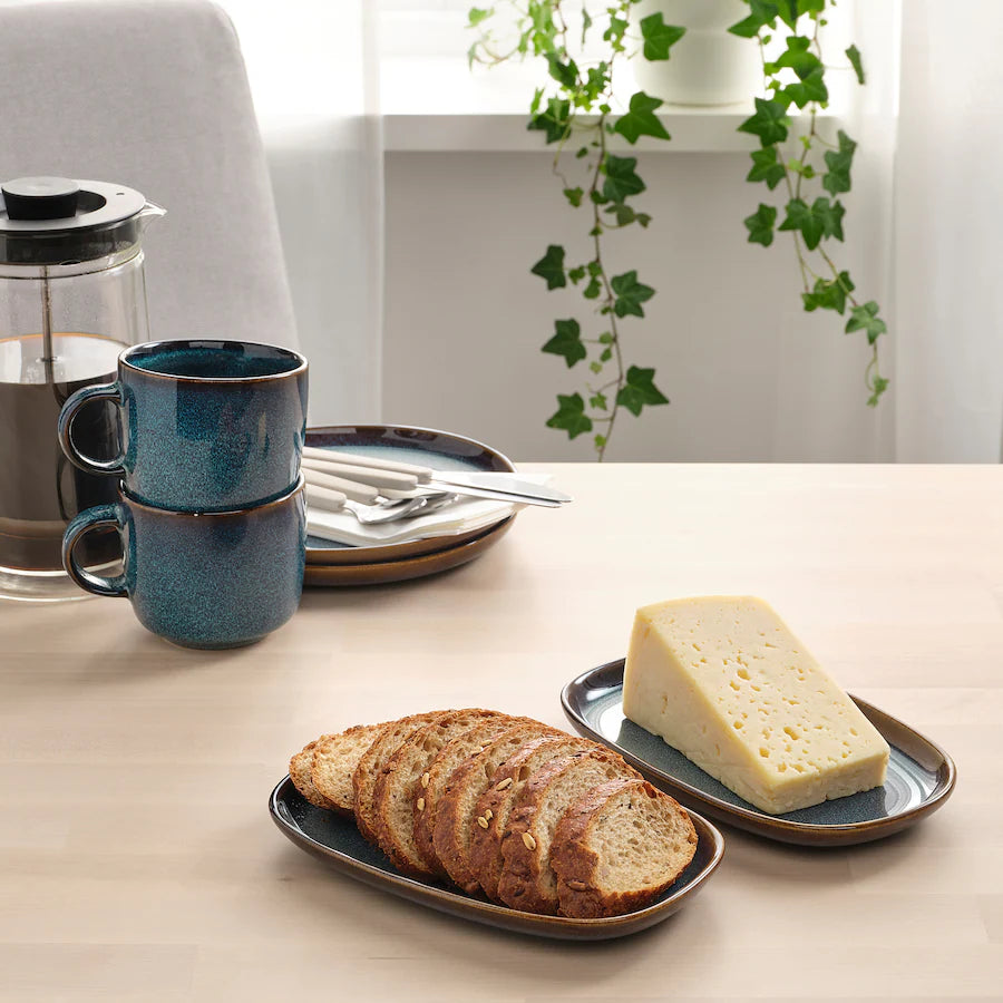 Dosthoff Blue Medium Oval Plate 20 cm - Lunaz Shop