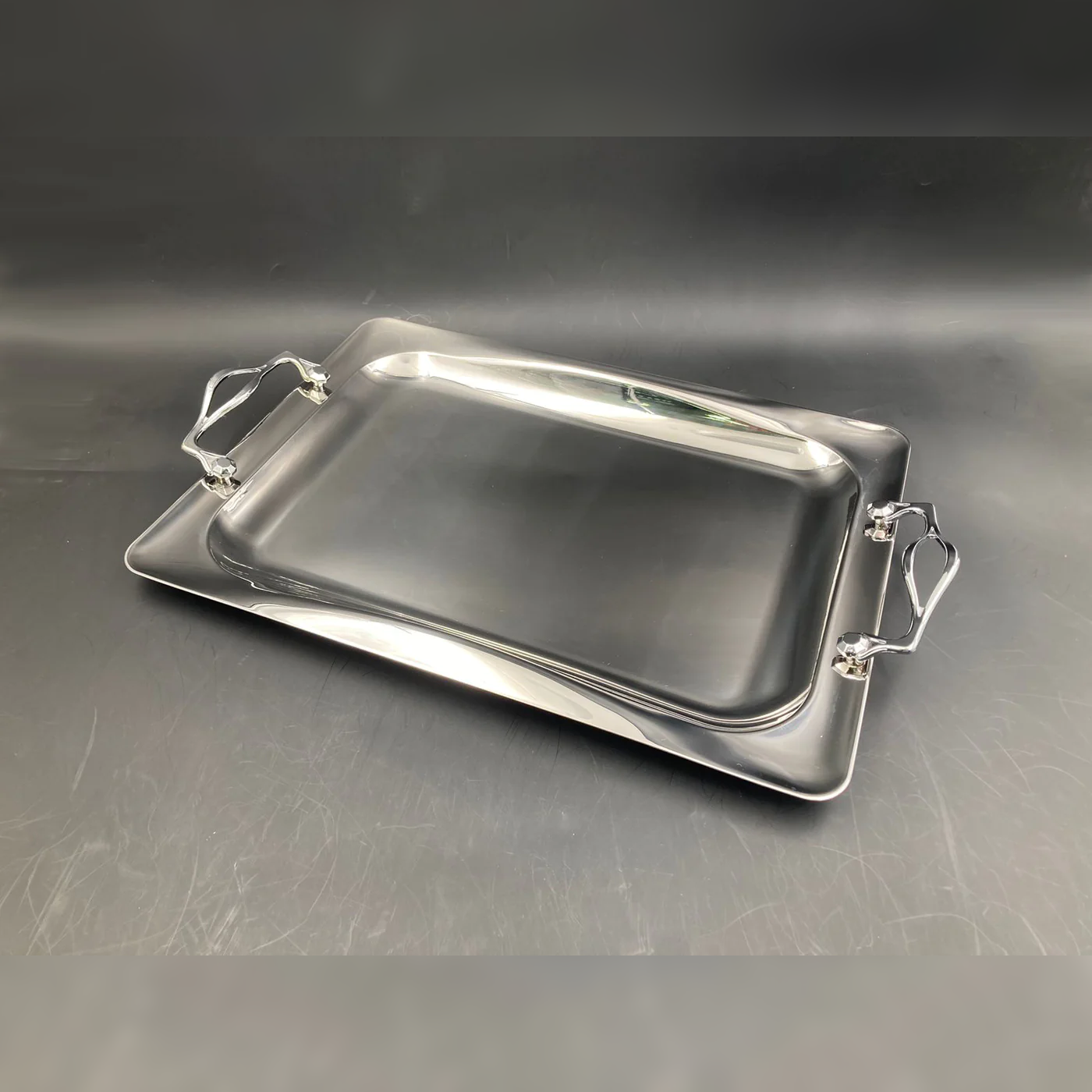 Dosthoff Elegance Serving Tray Premium SS 18/10 44 cm - Lunaz Shop