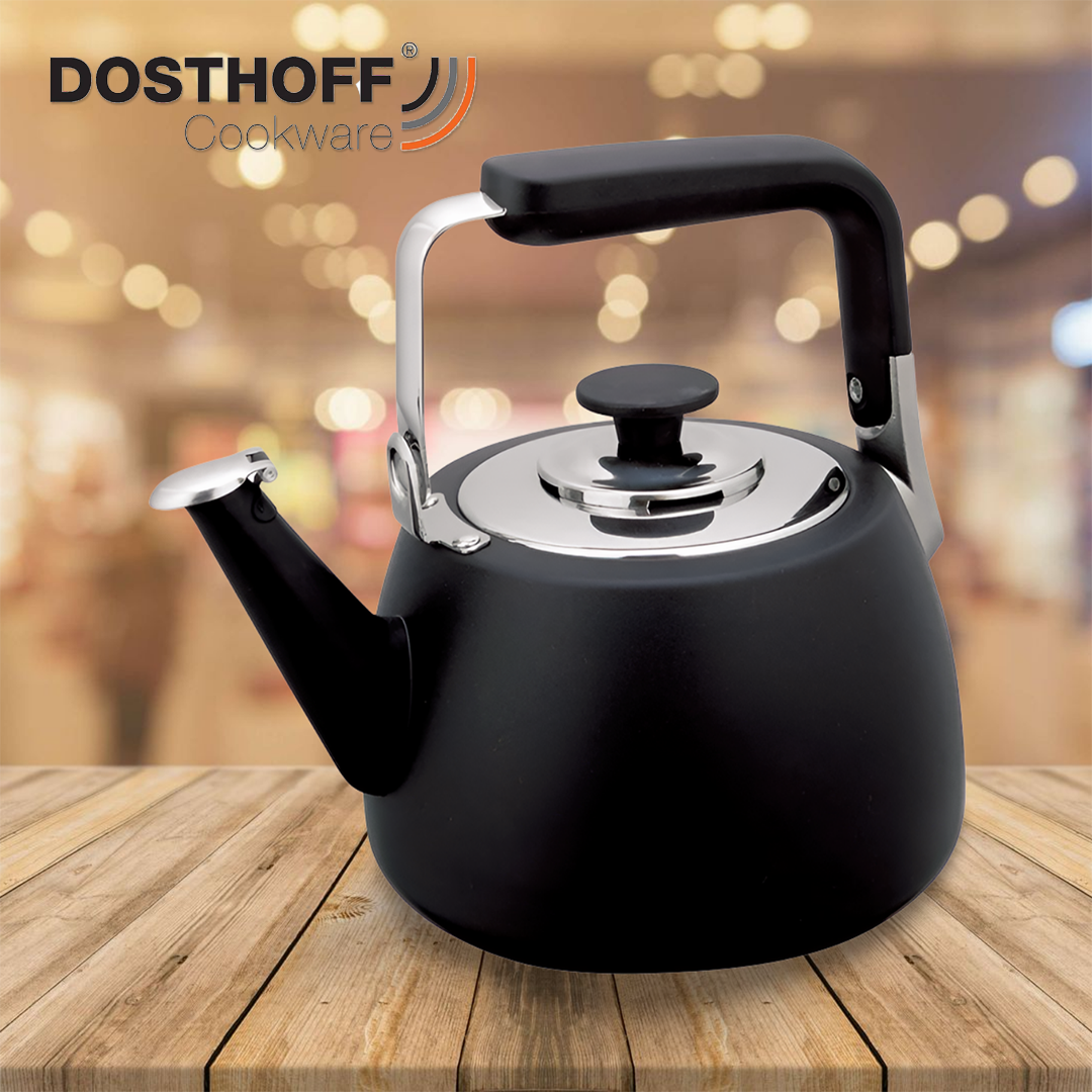 Dosthoff Induction Elegance Black Tea Kettle 2L SS 18/8 - Lunaz Shop