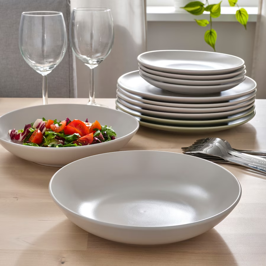 Dosthoff Light Beige Deep Plate 23 cm - Lunaz Shop
