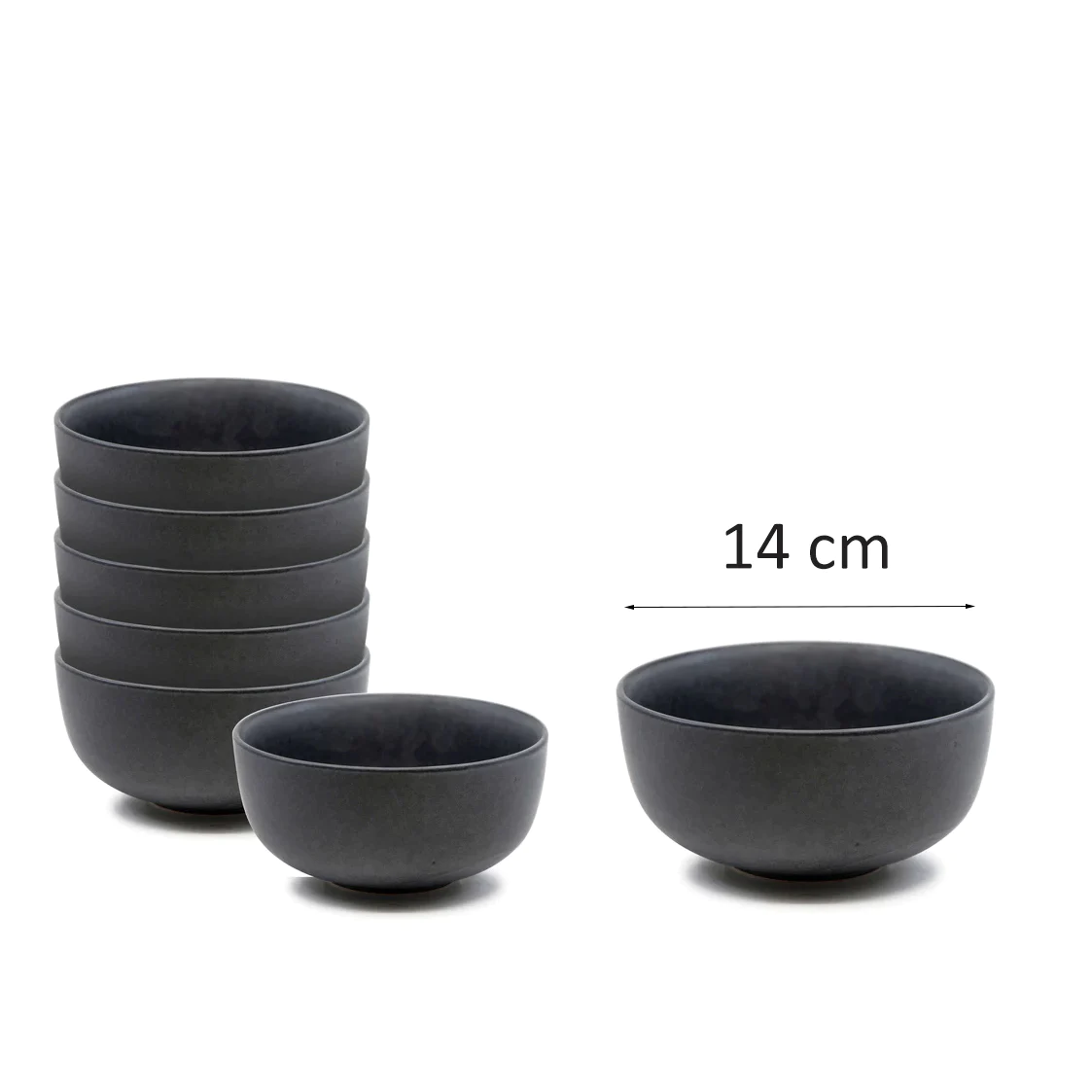 Dosthoff Matt Black Bowl 14 cm - Lunaz Shop