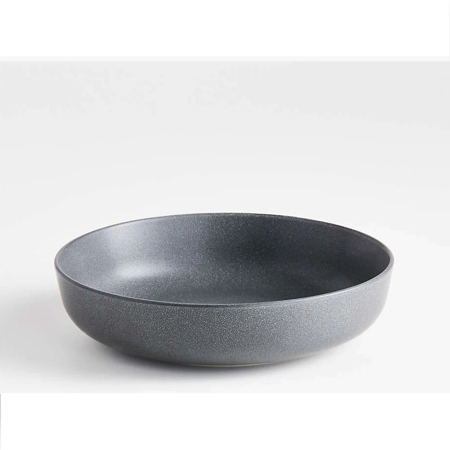 Dosthoff Matt Dark Gray Deep Plate 19 cm - Lunaz Shop