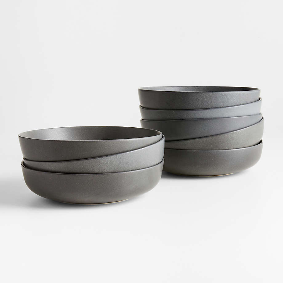 Dosthoff Matt Dark Gray Deep Plate 20.5 cm - Lunaz Shop