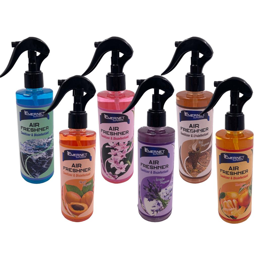 Evernet Air Freshener Sanitizer and Disinfectant 250 ml - Lunaz Shop