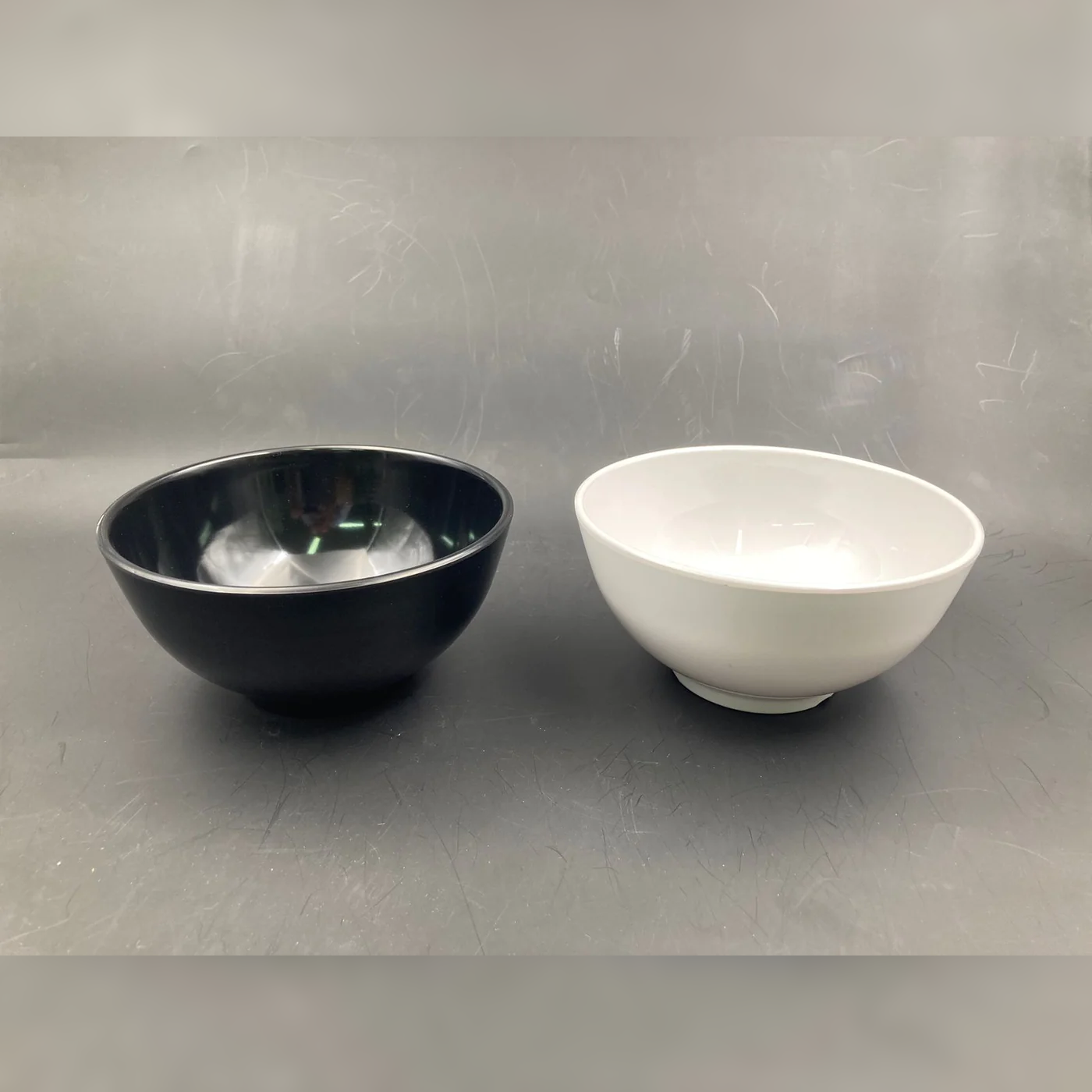 Footed Deep Melamine Salad Bowl 18 cm - Lunaz Shop