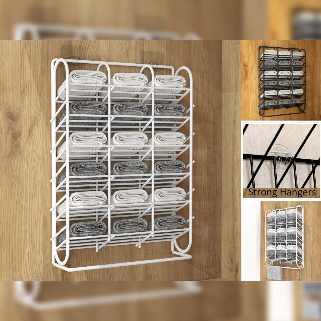 Free Hanging Wall Mounted Metal Organizer 18 compartment - Lunaz Shop