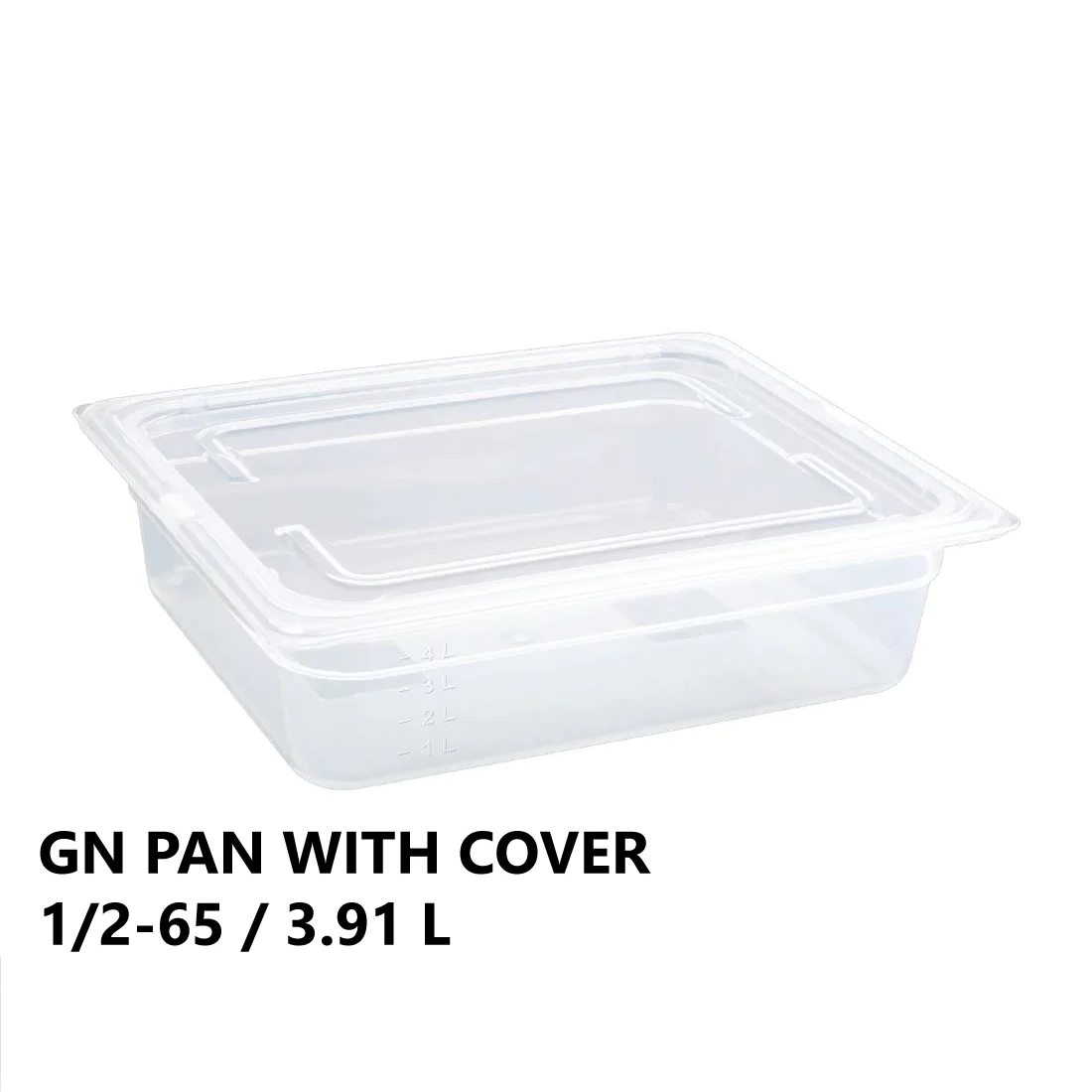 Gastronorm Plastic Storage Container 1/2 65 mm - 3.91 L - Lunaz Shop