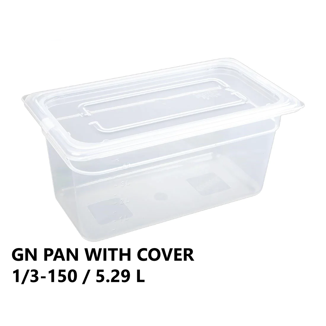 Gastronorm Plastic Storage Container 1/3 150 mm - 5.29L-Lunaz Shop