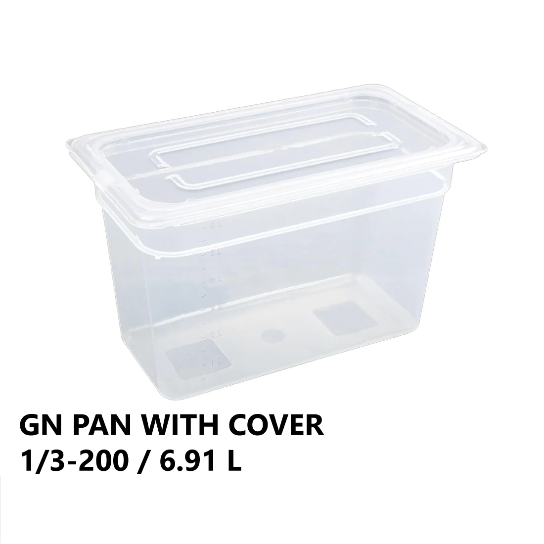 Gastronorm Plastic Storage Container 1/3 200 mm - 6.91L - Lunaz Shop