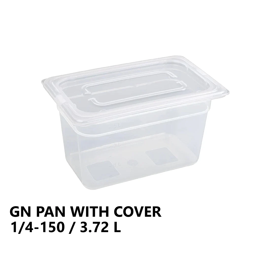 Gastronorm Plastic Storage Container 1/4 150 mm - 3.72L - Lunaz Shop
