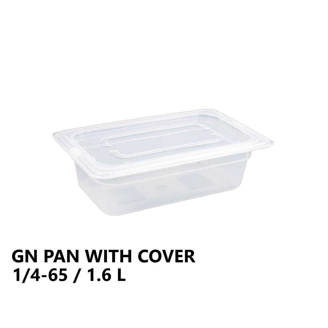 Gastronorm Plastic Storage Container 1/4 65 mm - 1.6L - Lunaz Shop