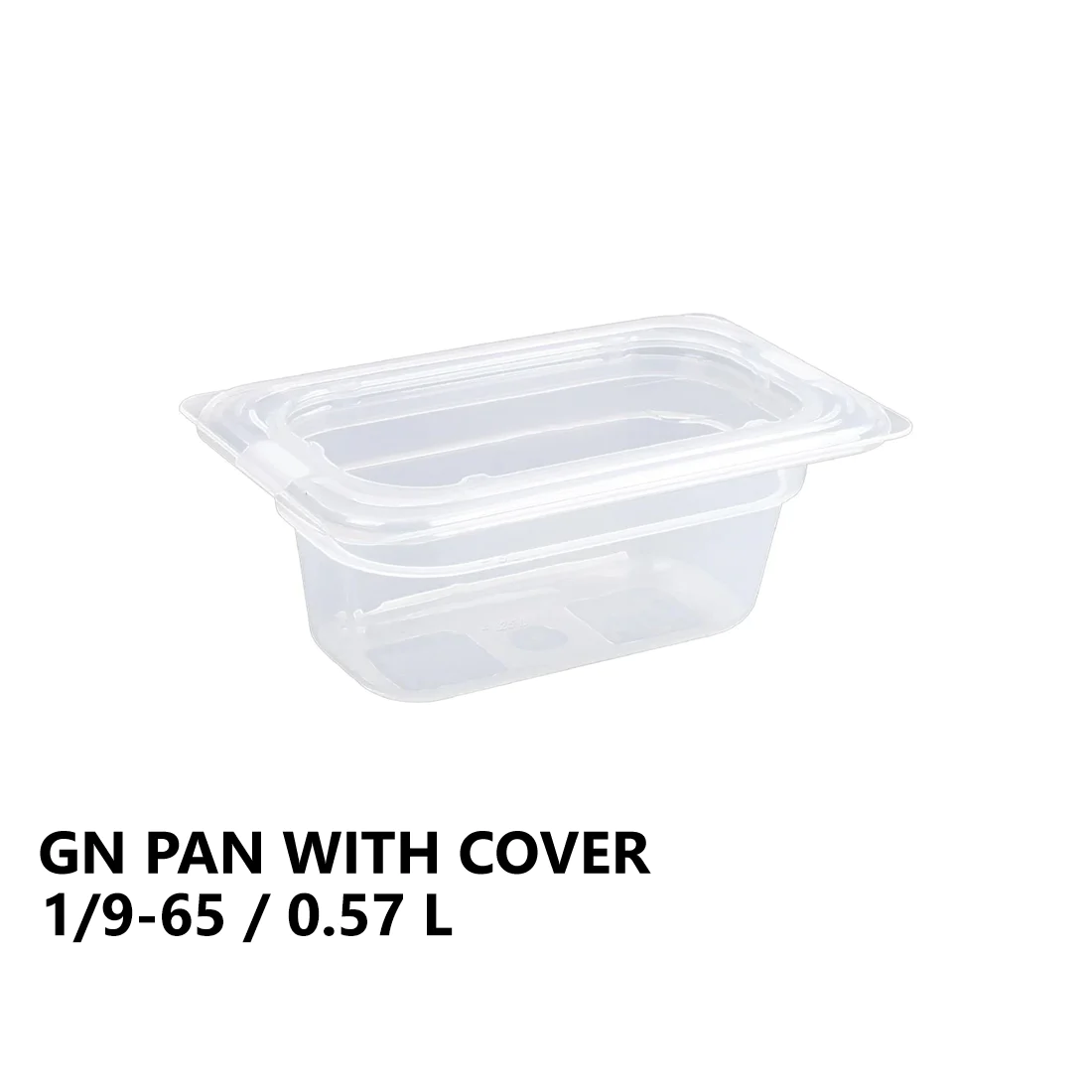 Gastronorm Plastic Storage Container 1/9 65 mm - 0.57L - Lunaz Shop